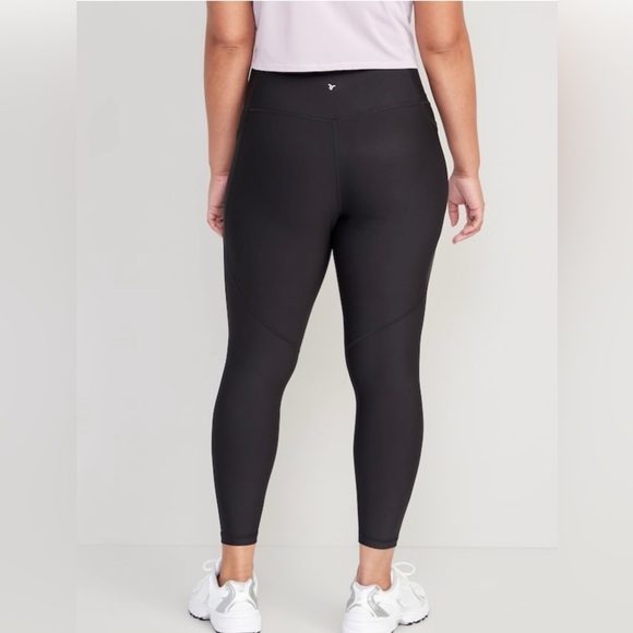 NWT! Black High-Waisted PowerSoft 7/8-Length Side-Pocket Legging - Medium Tall🏋️ - Picture 6 of 9